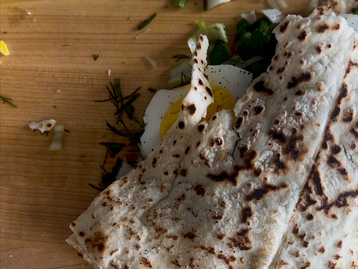 A close up of some food on the table