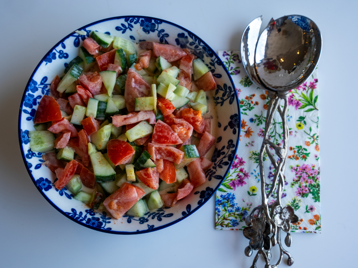 Tahini Salad: Ode to Palestine | sylvaalexia.com